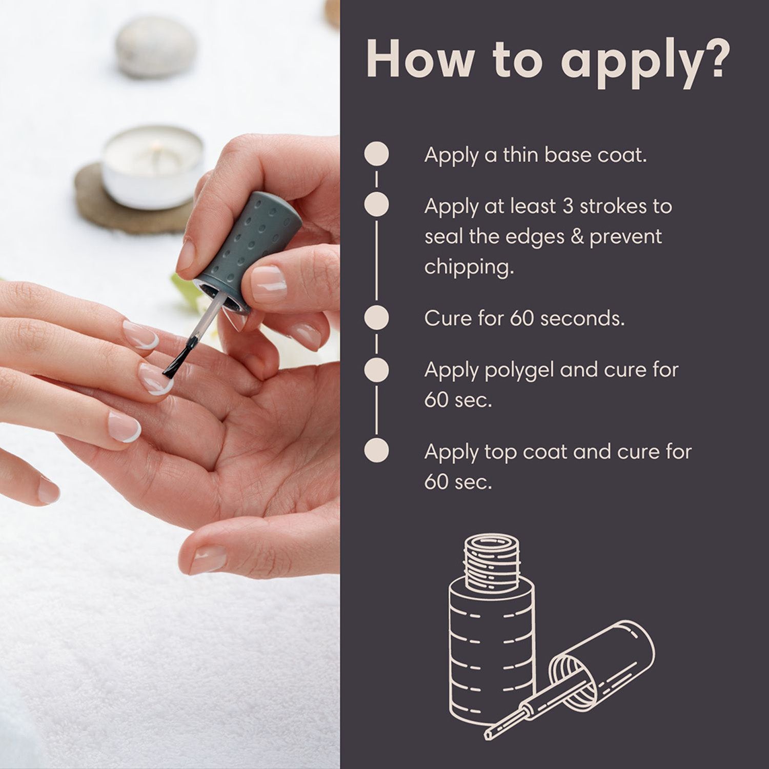 Base & Top Coat - Paddie Nails