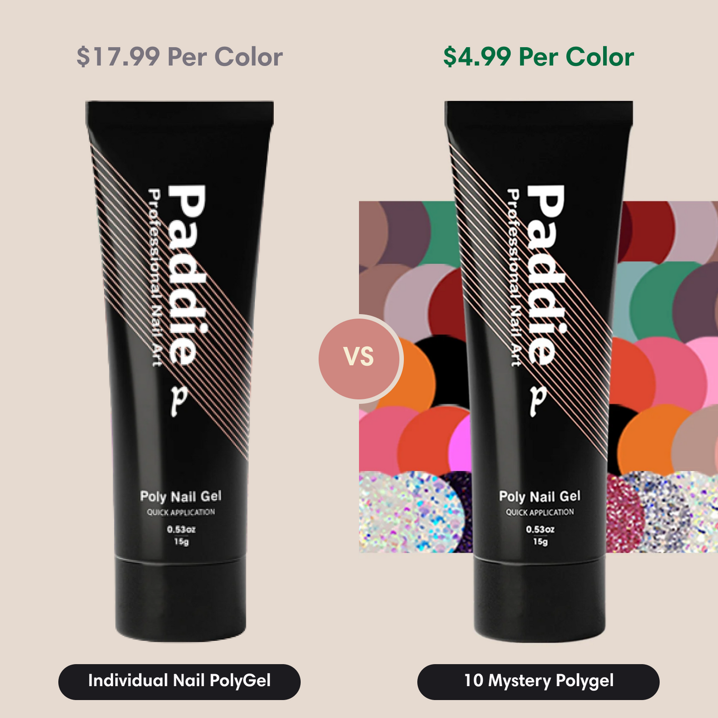 Mystery PolyGel Pack - Paddie Nails