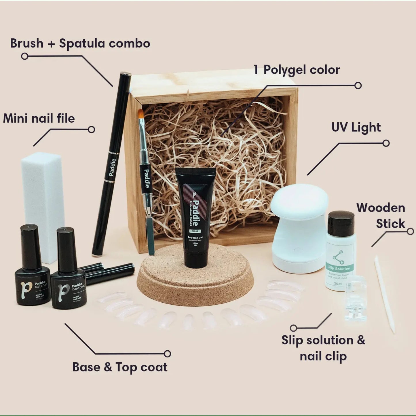 Polygel Starter Kit. - Paddie Nails