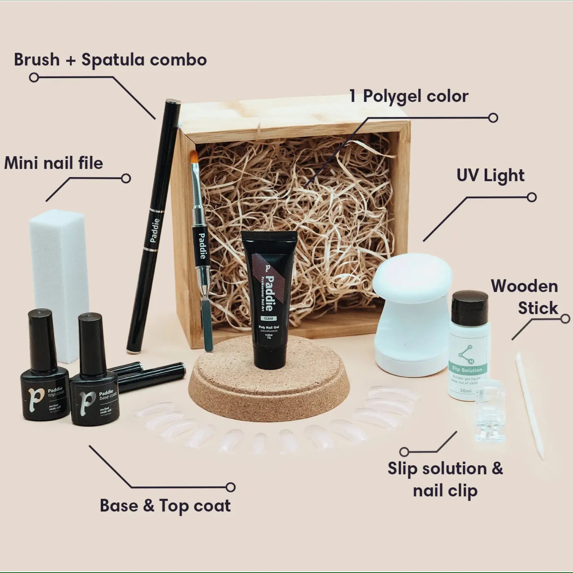 Polygel Starter Kit. - Paddie Nails