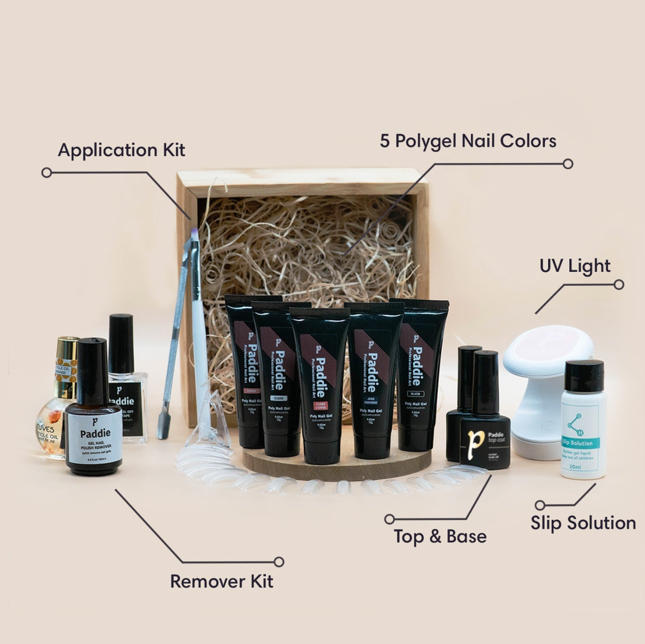 Polygel Intermediate Kit - Paddie Nails