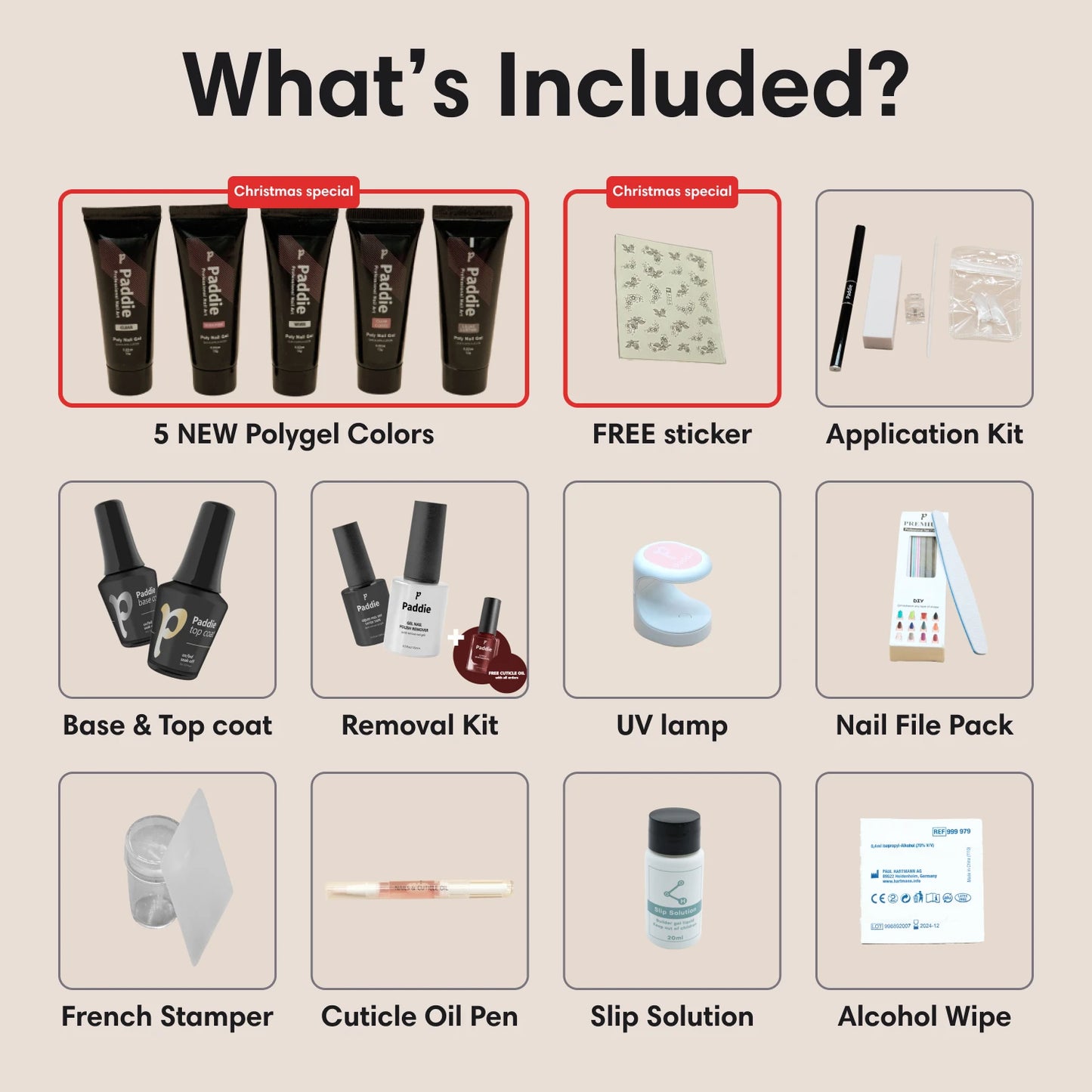 Polygel Intermediate Kit - Paddie Nails