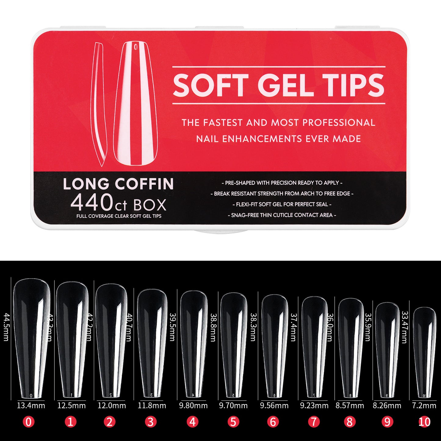 Nail Tips Pack - Paddie Nails