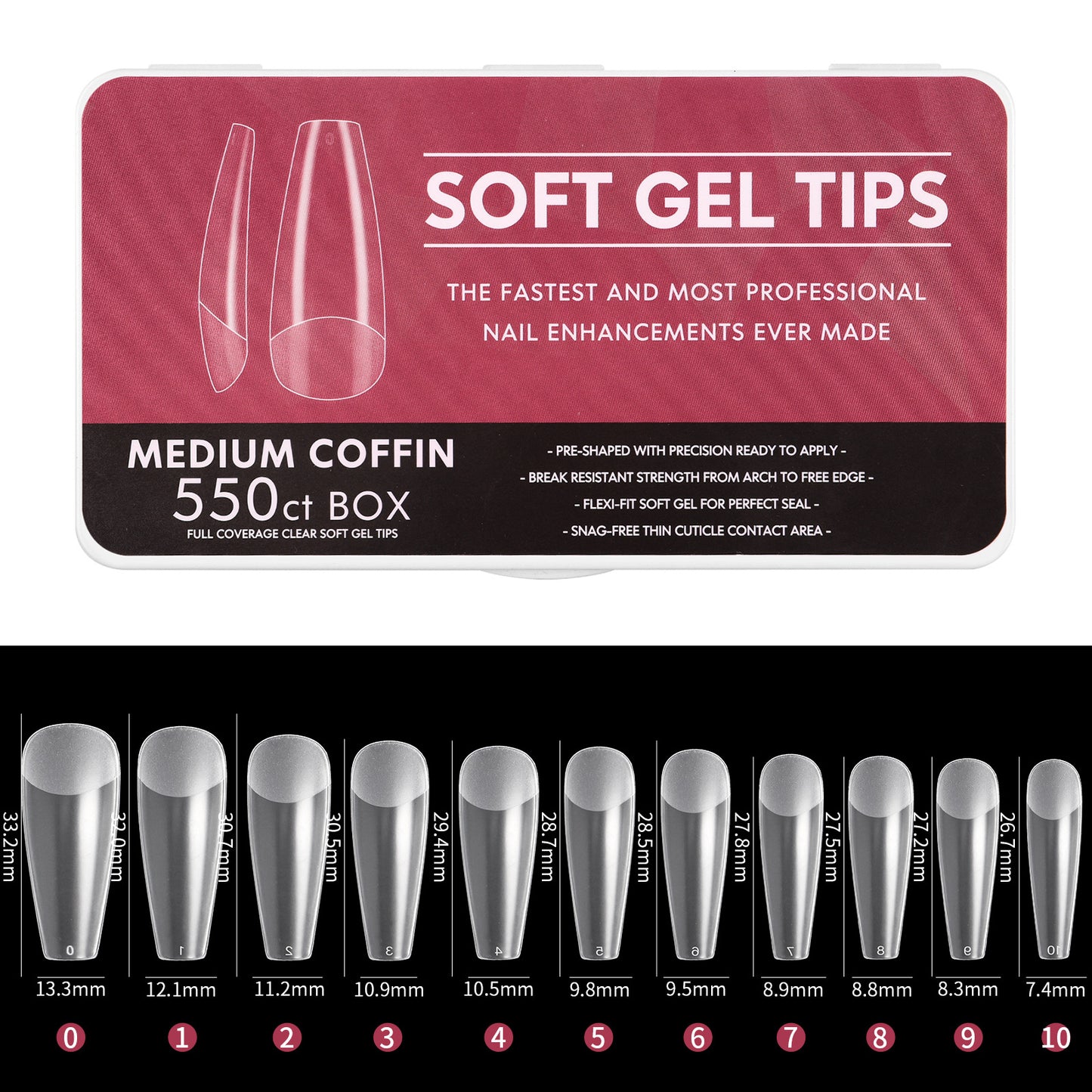 Nail Tips Pack - Paddie Nails