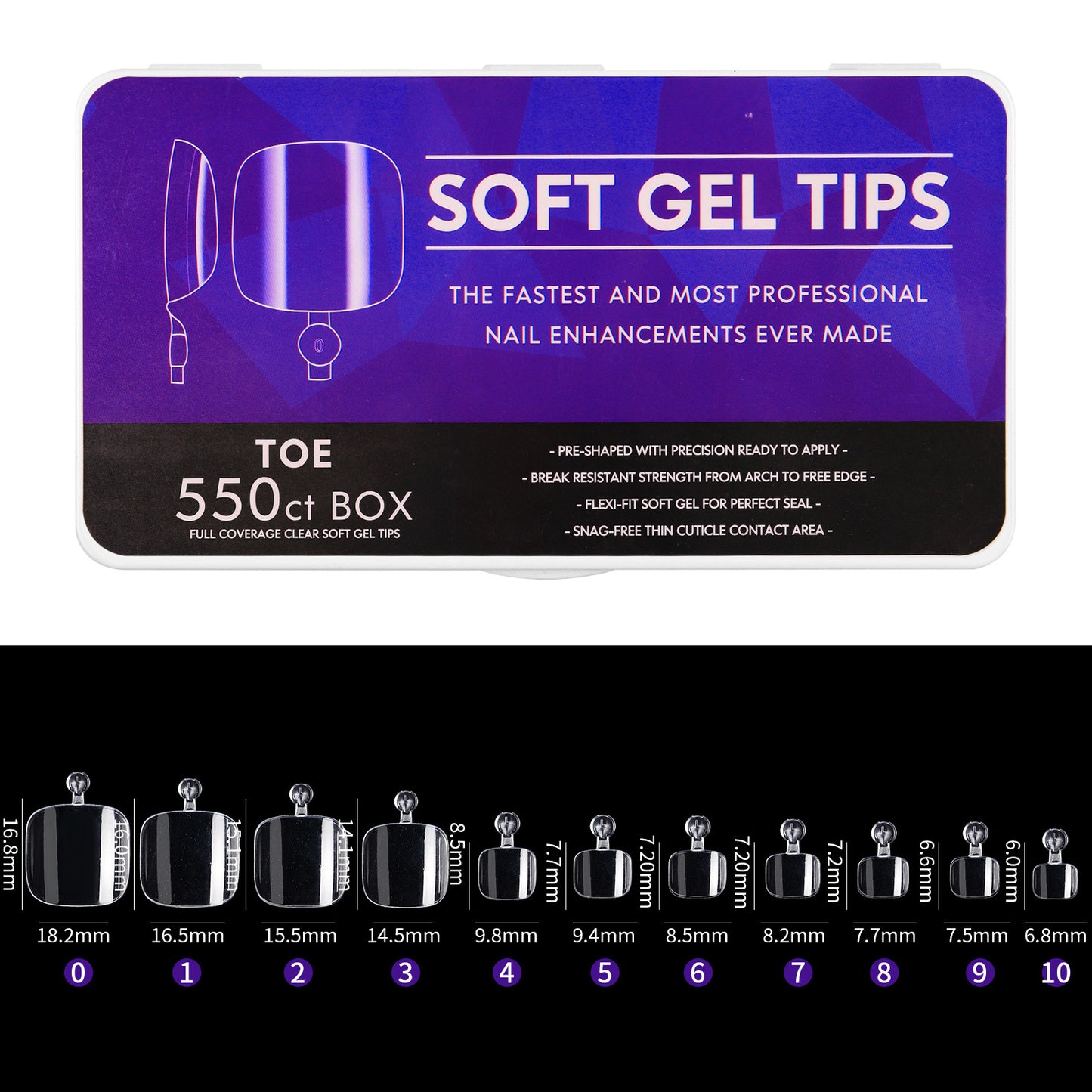 Nail Tips Pack - Paddie Nails