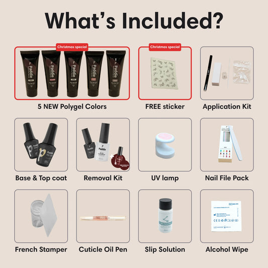 Paddie’s Polygel Collection & Nail Essentials – Paddie Nails